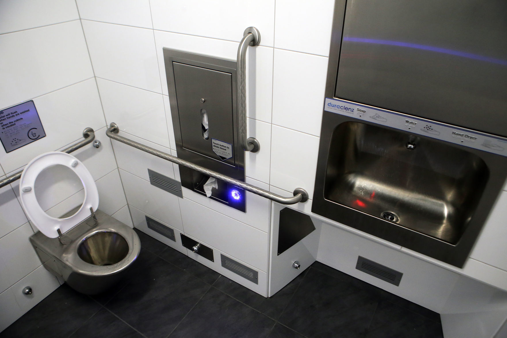 Downtown public toilets in Napa